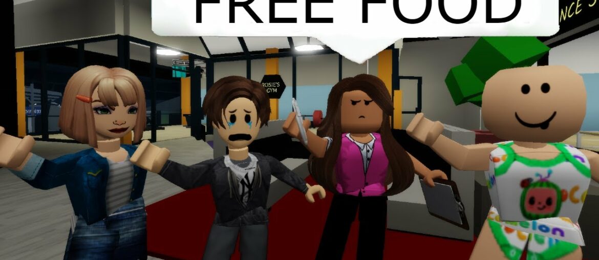 HOW TO GET FREE FOOD (Roblox Meme)