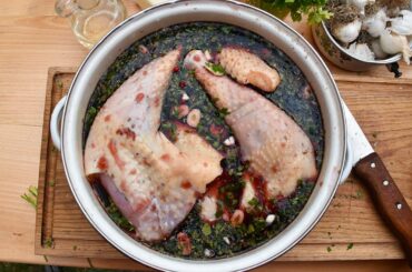 Don't Watch If You Are Hungry - Rooster Braised In Red Wine "Coq Au Vin"  Cooked Outdoors!