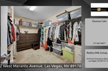 9762 West Meranto Avenue, Las Vegas, NV 89178
