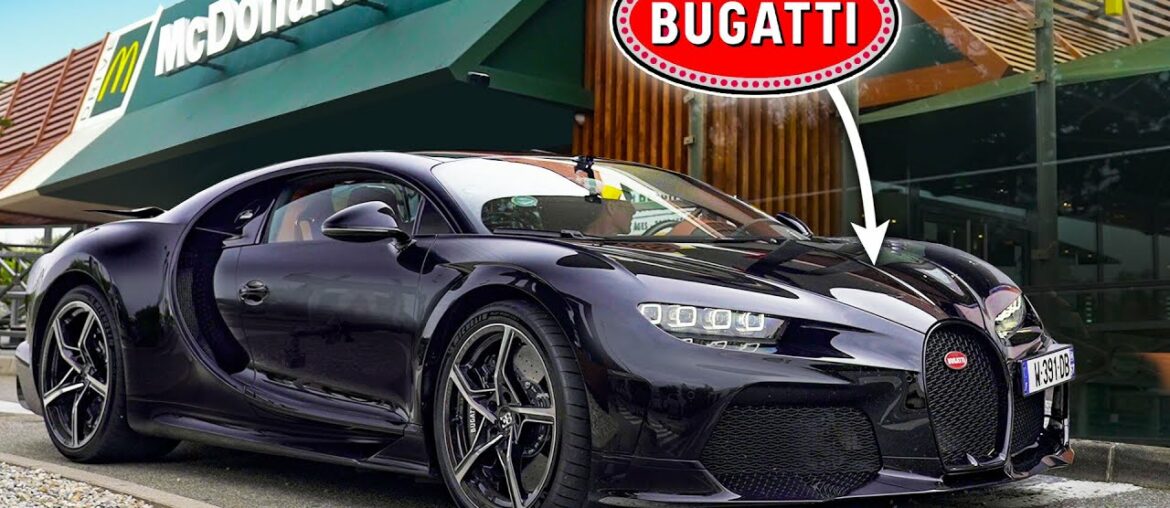 Bugatti Chiron vs… McDonalds Drive-thru?! Bugatti Chiron vs... McDonalds Drive-thru?!