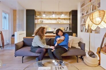 NEVER TOO SMALL Architects Paris Small Family Apartment - 54sqm/581sqft