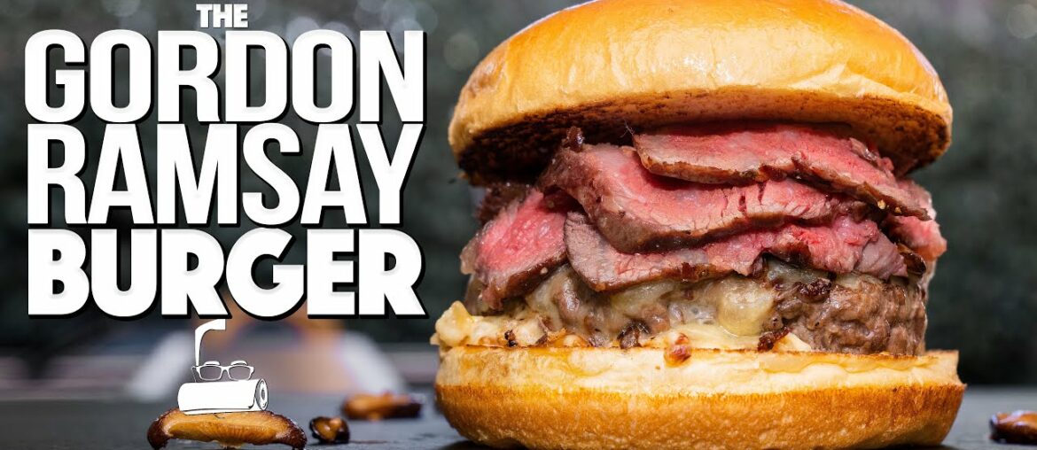 THE GORDON RAMSAY RESTAURANT BURGER AT HOME | SAM THE COOKING GUY