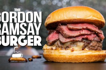 THE GORDON RAMSAY RESTAURANT BURGER AT HOME | SAM THE COOKING GUY
