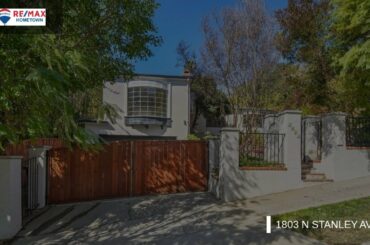 1803 N STANLEY AVE | LOS ANGELES Real Estate