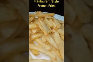 How to Make Crispy French Fries Recipe | Homemade Perfect French Fries Recipe | #shorts  #youtube