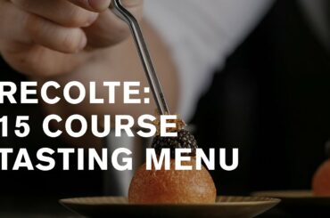Recolte: 15 course tasting menu [nordic fine-dining]