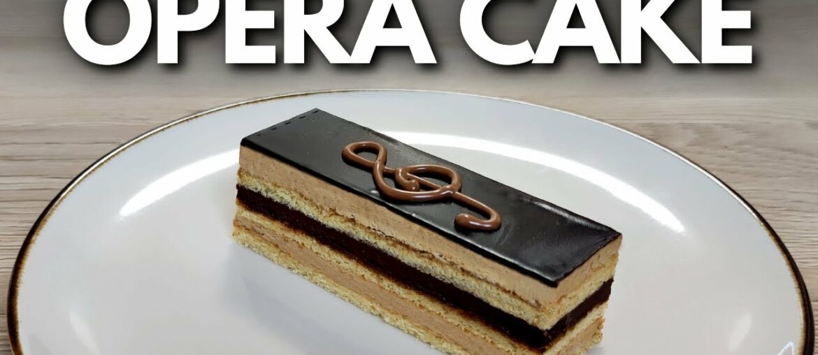 Fine dining OPERA CAKE recipe | Michelin Star Pastry At Home