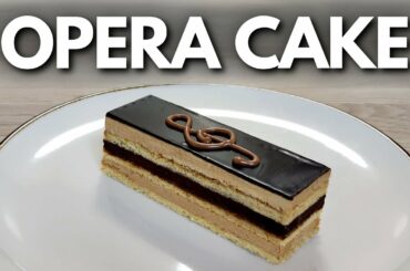 Fine dining OPERA CAKE recipe | Michelin Star Pastry At Home