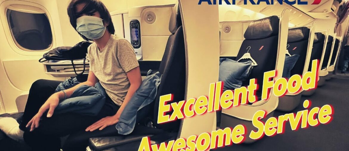 Air  France Business Class 777 Los Angeles to Papeete, Tahiti