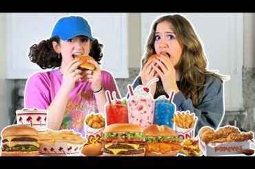 GUESS the FAST FOOD Challenge! |Annelise & Julia