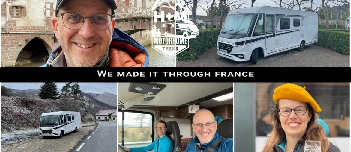 We made it to mid France and camped on King Louis' front lawn.