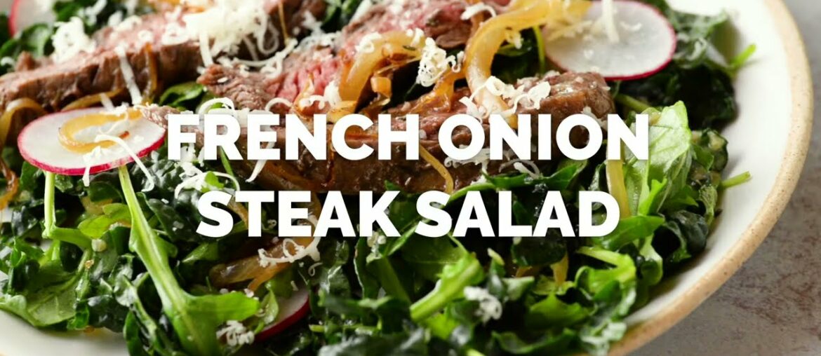 French Onion Steak Salad | The Defined Dish