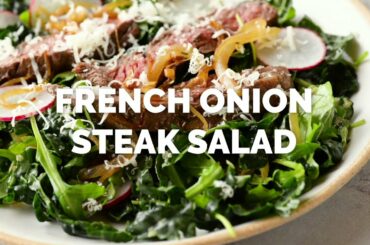 French Onion Steak Salad | The Defined Dish