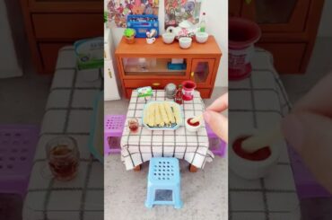 Mini Cooking Food | Easy to Make McDonald's French Fries in Tiny Kitchen | Miniature Recipe #shorts