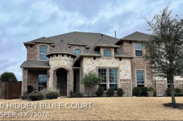 1640 Hidden Bluff Court | Prosper, TX 75078