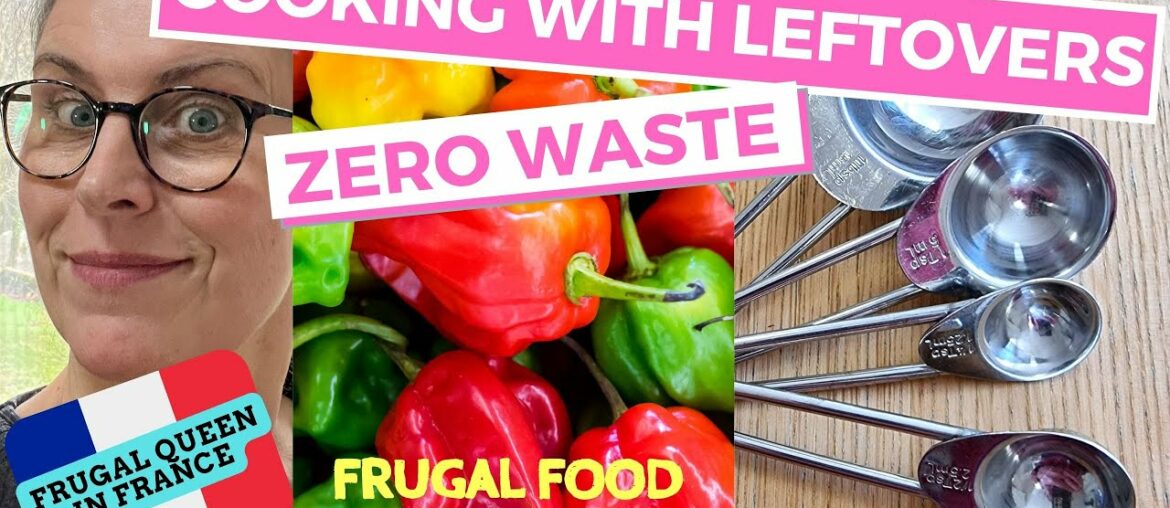Cooking with Leftovers - Zero Waste - Stuffed Peppers - Frugal Food #lowcarb #frugal