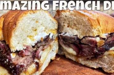 Smoked French Dip Sandwich Recipe on Pit Boss Austin XL Pellet Grill