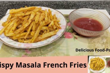 Crispy Masala French fries by delicious food point | street style french fries