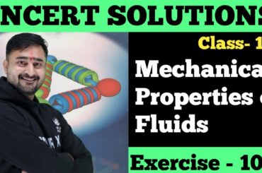 Ex 10.6 Chapter 10 |Class 11 Physics NCERT Solutions | Mechanical Properties of Fluids by Pandey Sir