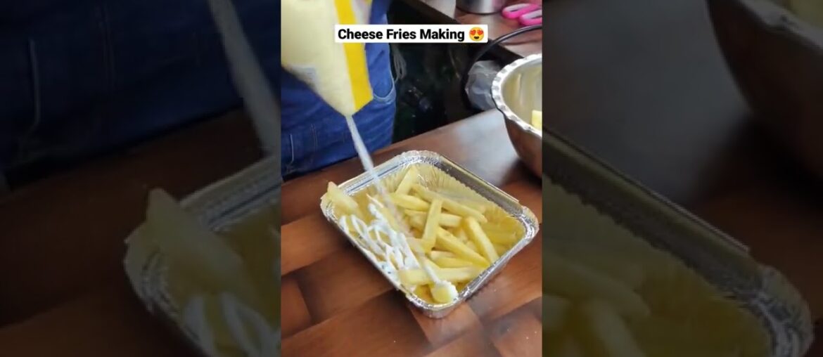 cheese jalapeno fries| cheese fries recipe| French fries| #shorts #food