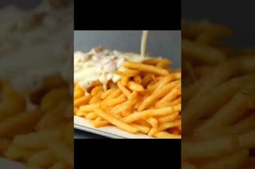 Tasty and yummy food ||| French fry and cheese ||| #food #shorts