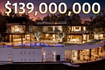 Touring a $139,000,000 LA Mega Mansion With a BATMAN Style Garage!