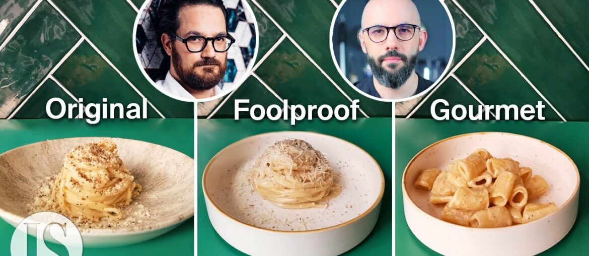 Cacio e pepe: originale vs. infallibile vs. gourmet con Luciano Monosilio | Babish Action Review Cacio e pepe: originale vs. infallibile vs. gourmet con Luciano Monosilio | Babish Action Review