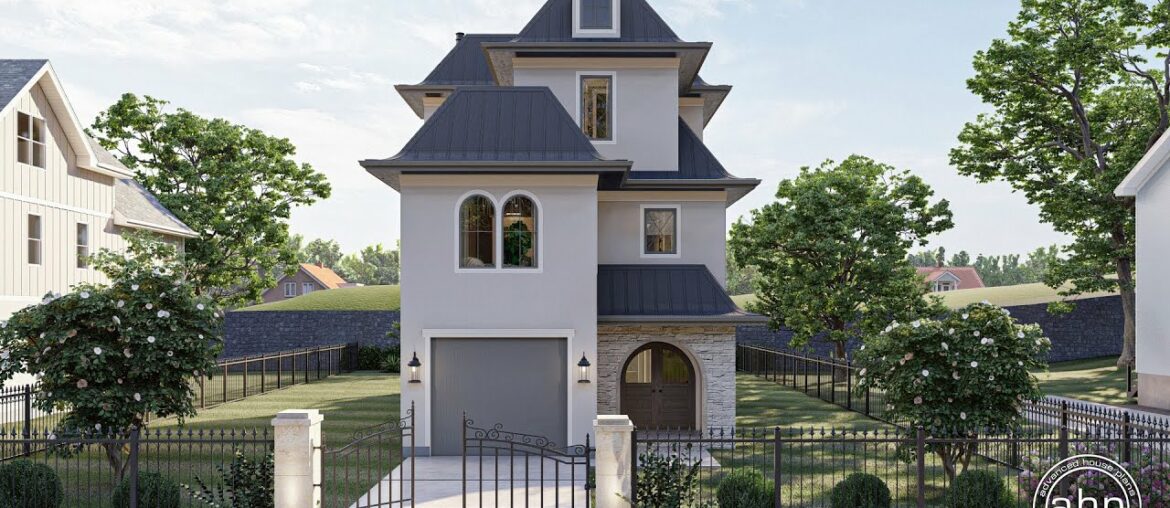 CHATEAUBRIANT HOUSE PLAN | FRENCH COUNTRY