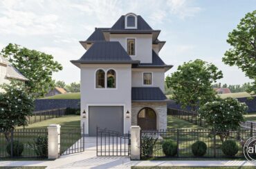 CHATEAUBRIANT HOUSE PLAN | FRENCH COUNTRY