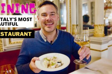 #1 MOST HISTORIC AND ELEGANT RESTAURANT IN ITALY!! | Italy Travel Vlog