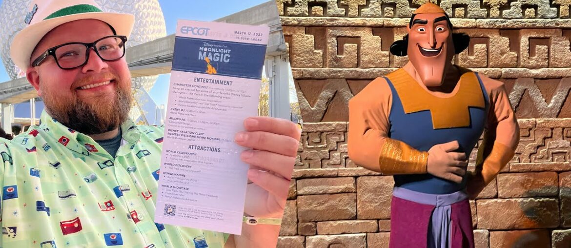 Epcot Moonlight Magic 2022 | RARE Disney Characters & FREE Popcorn Buckets | Walt Disney World