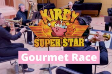 Gourmet Race from Kirby but it's a BRASS QUINTET