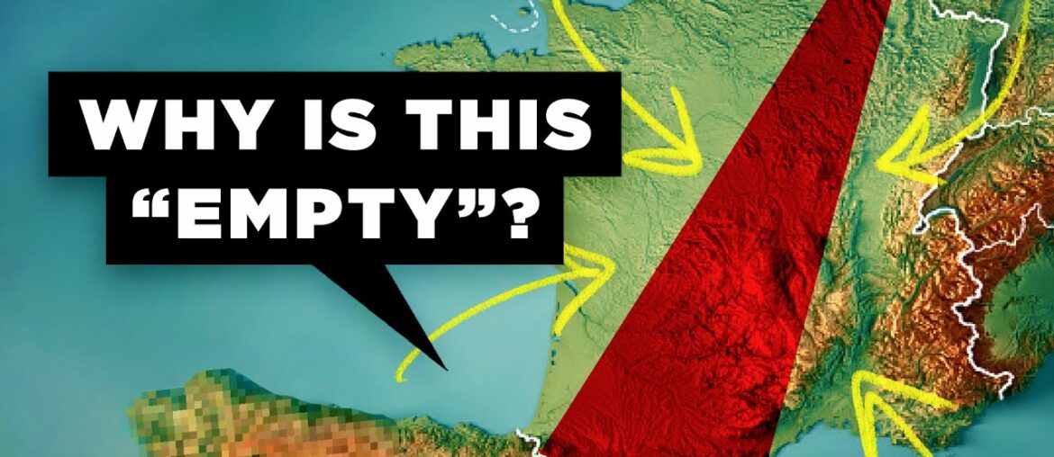Why 1/3rd of France is Almost Empty