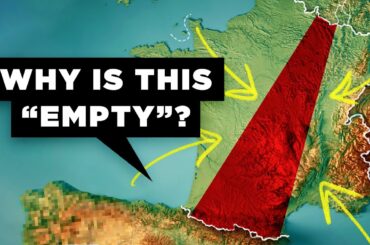 Why 1/3rd of France is Almost Empty