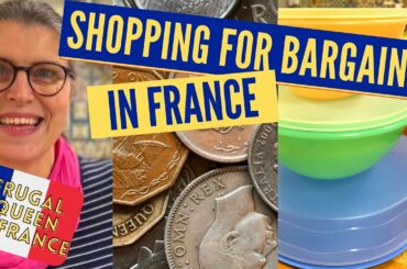 Shopping for Bargains in France & a visit from our chimney sweep. #charity #tupperware #chimney