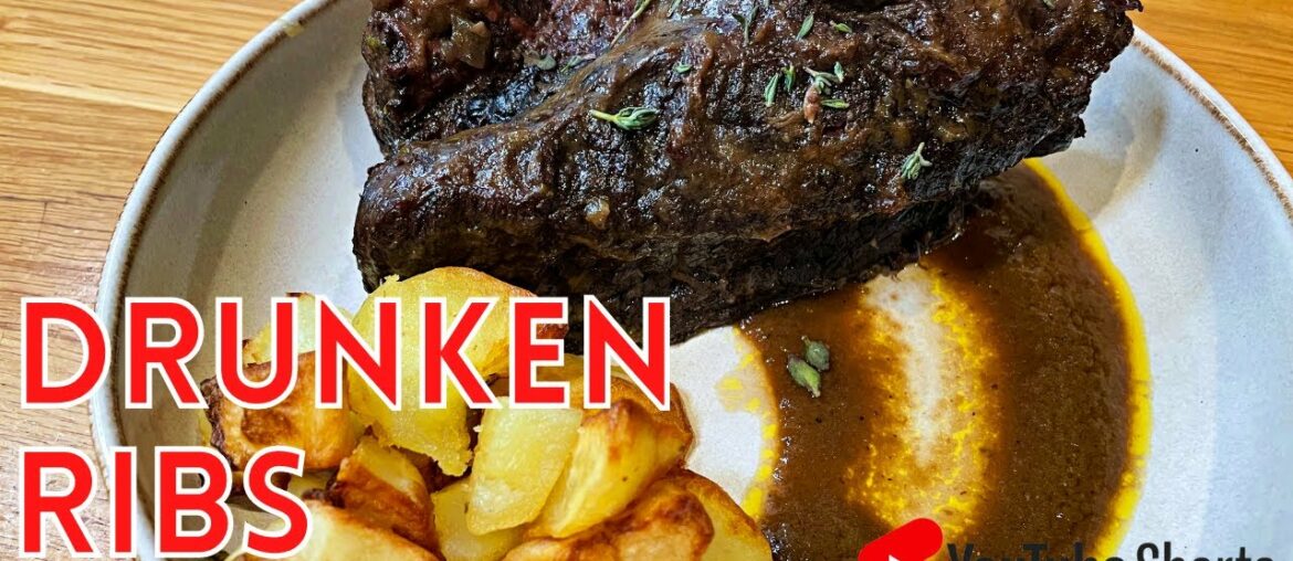 Beef Short Ribs Italian Style, braised in Red Wine Beef Short Ribs Italian Style, braised in Red Wine