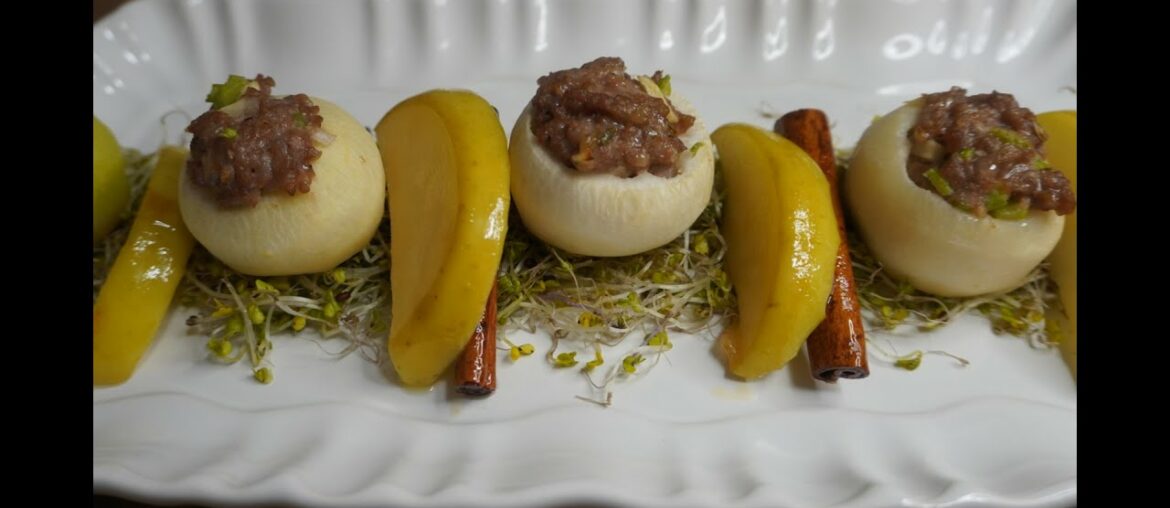 How to Make French Inspired Stuffed Turnips