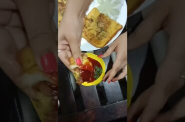 French Bread Toast| #indianstreetfood | #YTrecipe #shorts | famous street food | #frenchbreadtoast