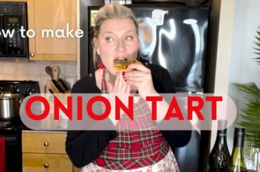 Sunday lunch: how to make an onion tart | easy, make-ahead recipe with wine pairings