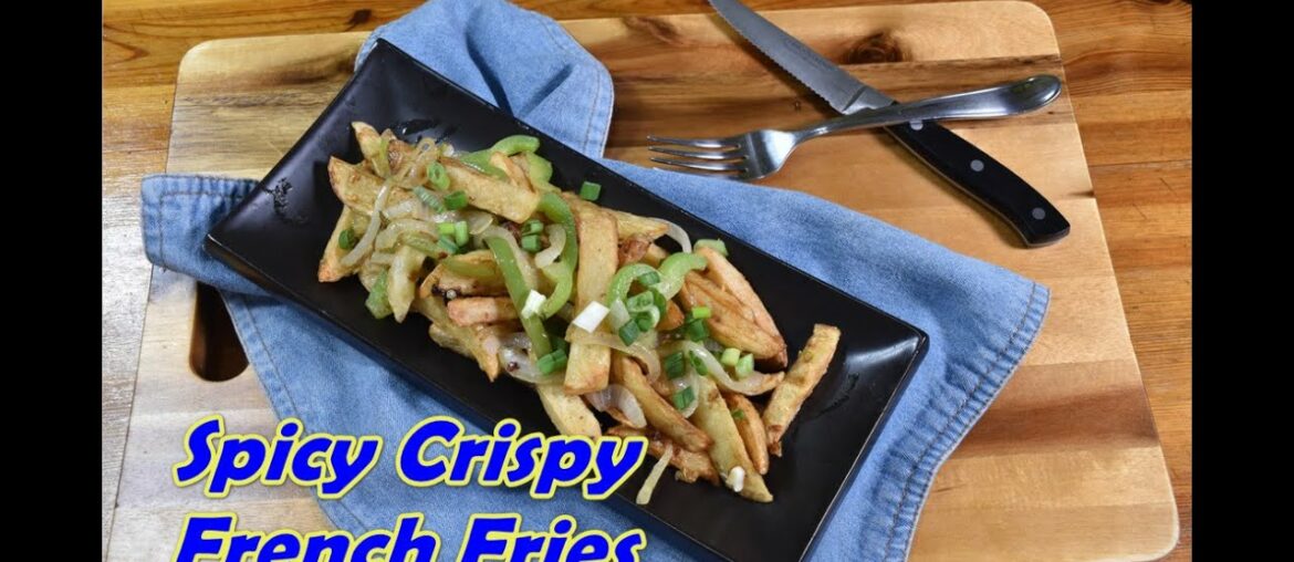 Spicy Crispy French Fries | Easy crispy french fries | tastiest french fries |Crunchy fries at home