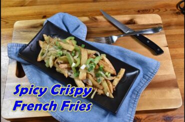 Spicy Crispy French Fries | Easy crispy french fries | tastiest french fries |Crunchy fries at home