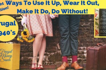 Money Saving Tips From The Frugal 1940's! Food Rationing! 1944 Cookbook Review! Corn Chowder Recipe!