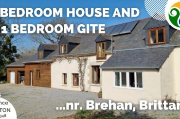 HOMES FOR SALE IN FRANCE - Quality 3 bedroom house with 1 bedroom cottage in Brittany