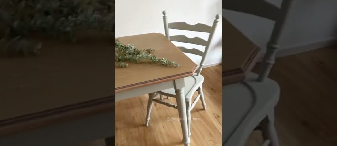 Flipped dining table