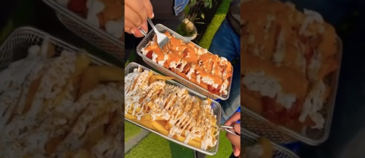 Delicious French Fries With Over Loaded Chees #indianfood #food #foodvlog #shorts #streetfood