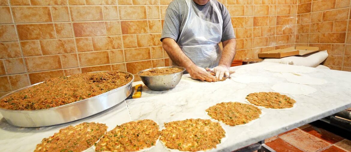 Legendary LEBANESE STREET FOOD in Western Beirut - Lahmadjun, Sambousek & Saj | Lebanon