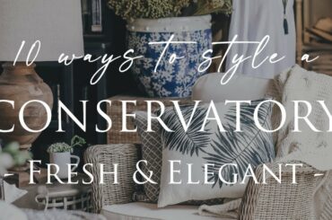 10 Stylish Ways to Beautify Your Conservatory | Insider Design Tips