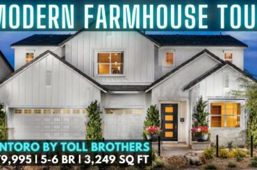 Montoro - Modern Farmhouse Style New Homes for Sale in Las Vegas | 5 - 6 BR | 3,249 SQ FT | $679,995