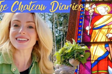 A Satisfying Day of CHATEAU RENOVATION + Stained Glass Restoration & Ukrainian Nettle Soup!