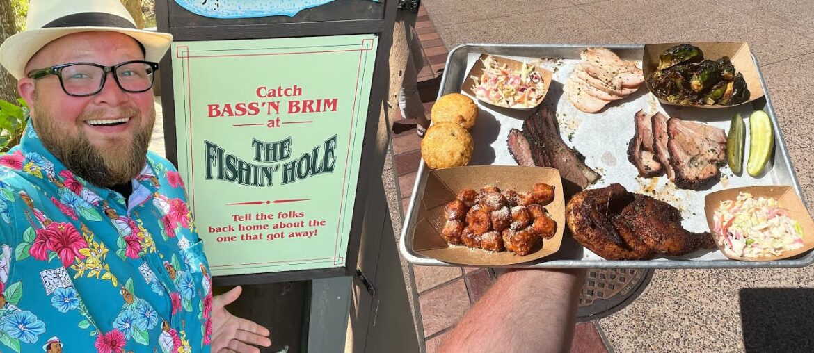 Fishing At Disney's Port Orleans Resort 2022 | The Polite Pig Butcher Board | Disney Springs Dining